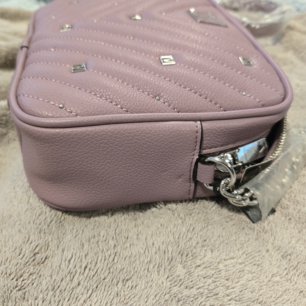 NWT Victoria's Secret Purple Quilted Crossbody Bag and Wallet Set - Picture 8 of 14